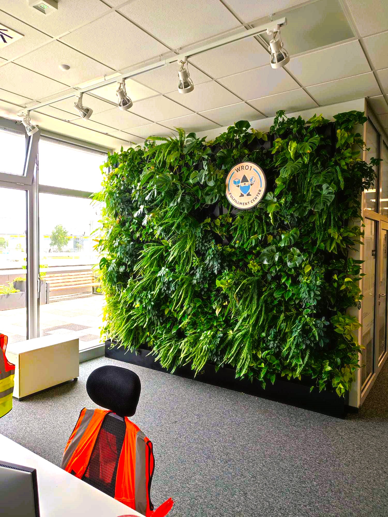 Ogród wertykalny - przykład realizacji