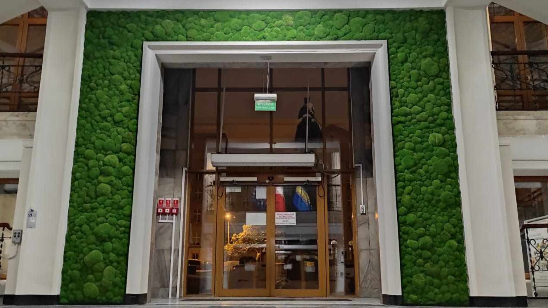 Ozdoba z mchu - realizacja